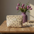 Botanical Makeup Bags & Pouches - Lavender Tulip