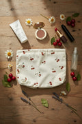 Botanical Makeup Bags & Pouches - Cherry Cord