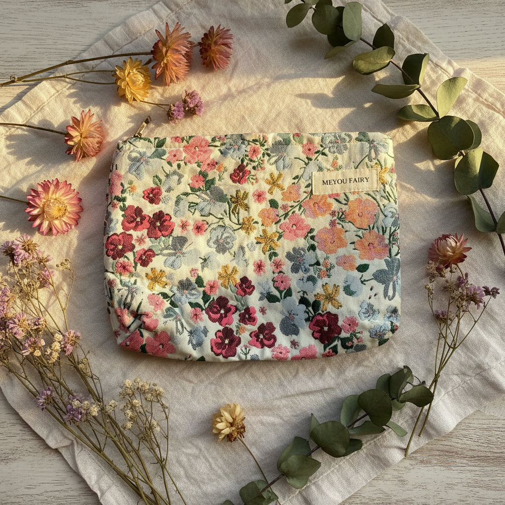 Wildflower Garden Makeup Pouch