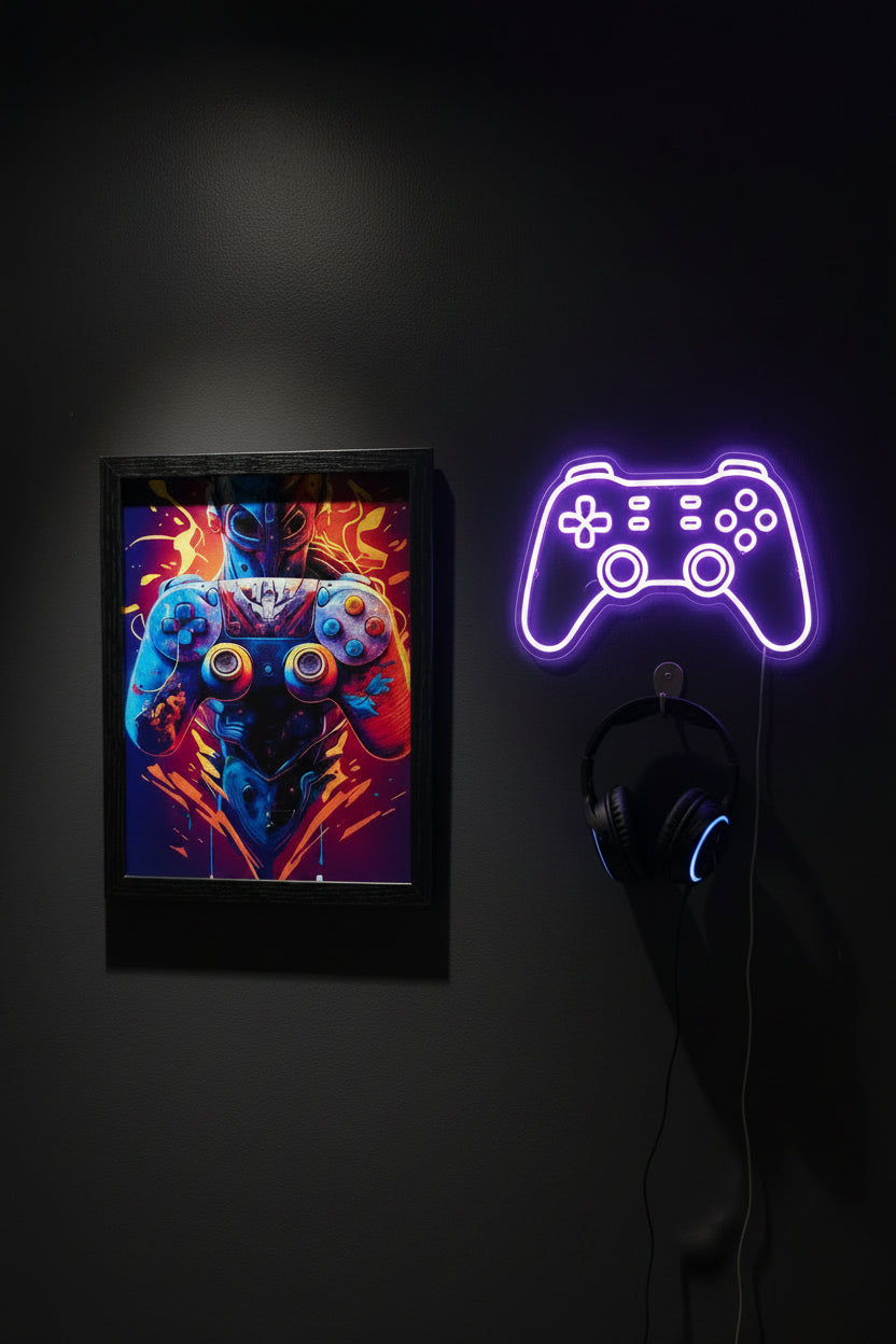 Cyber Controller — Gaming Art Print