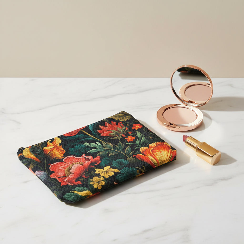 Botanical Makeup Bags & Pouches -Baroque Garden