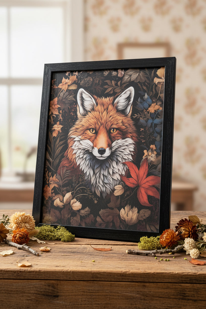 Fox Among the Florals