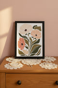 Golden Peony Botanical Print