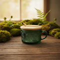 Mug with Lid & Spoon - Deep Forest Green