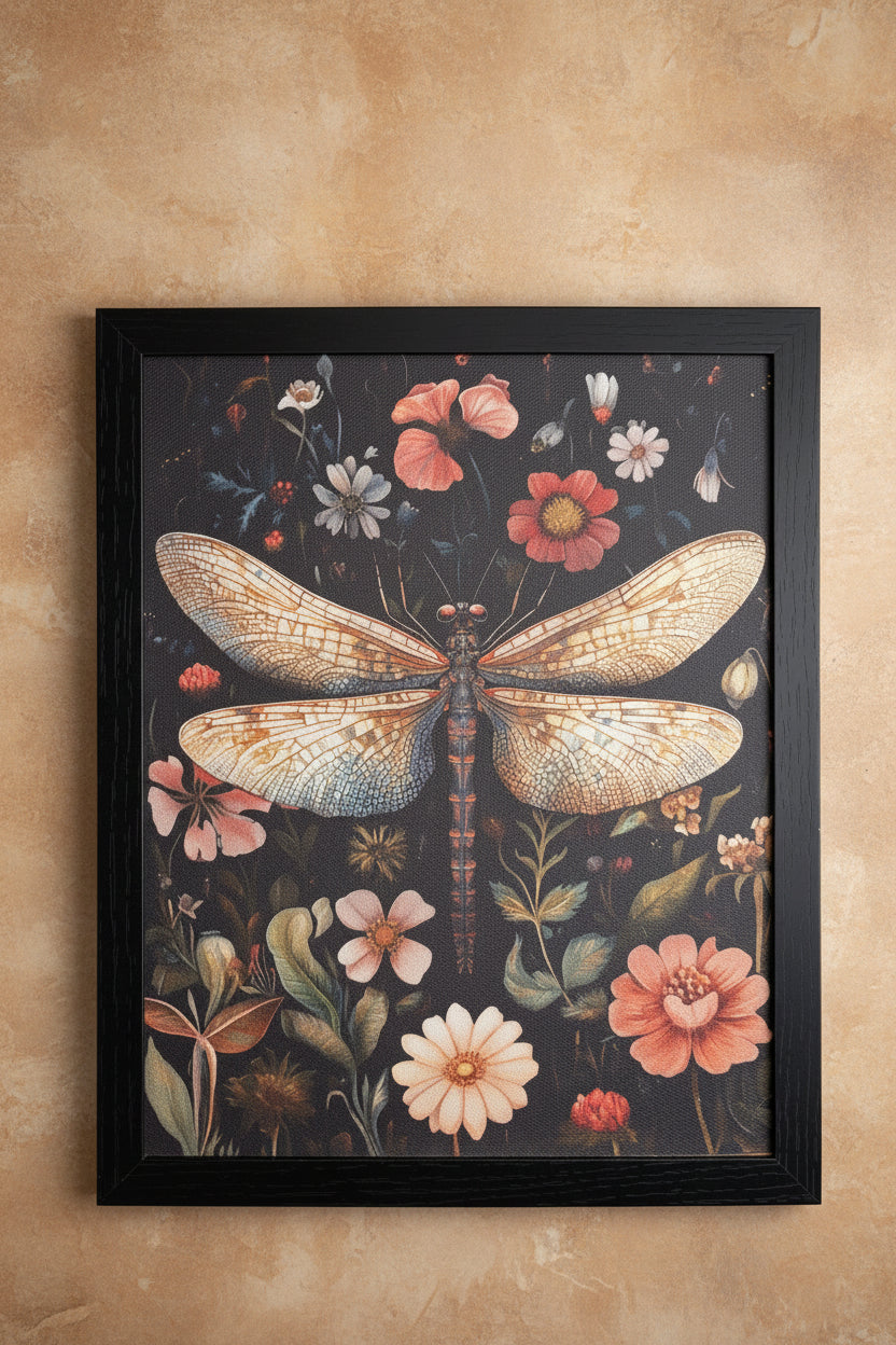 Gilded Dragonfly in Bloom