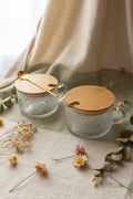 Mug with Lid & Spoon - Clear