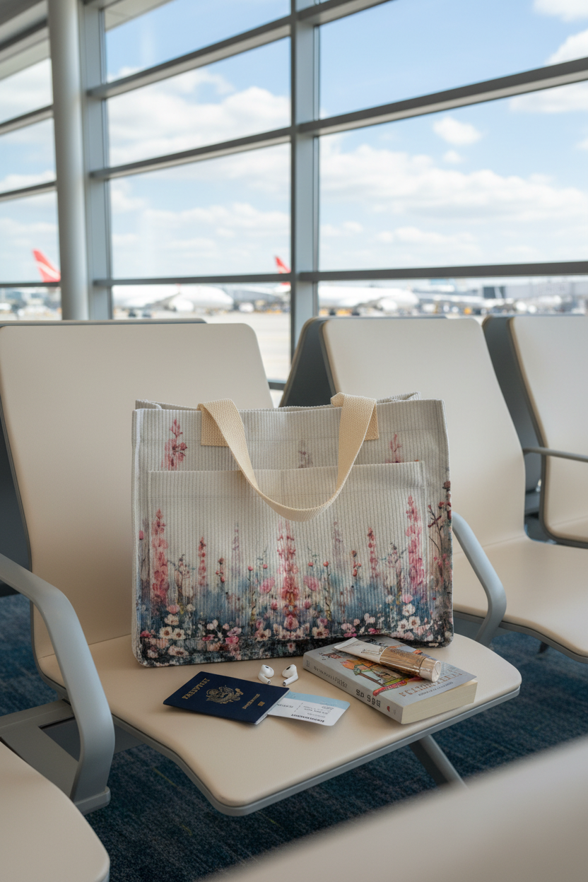 Foxglove Garden Tote — Airport Carry-On