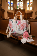 Pink Peony Tote — Sunday Church